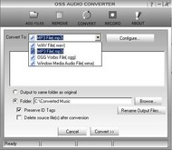 OSS Audio Converter screenshot